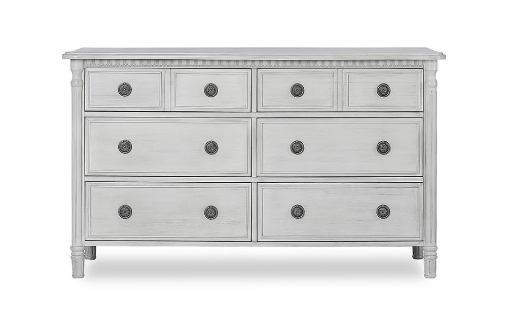 Evolur Baby Julienne Double Dresser In Antique Mist