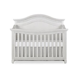 Evolur Baby Evolur Baby Madison (Curved Top) 5-in-1 Convertible Crib In Antique Mist