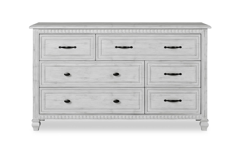 Evolur Baby Madison Double Dresser In Antique Mist