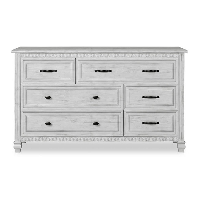 Evolur Baby Madison Double Dresser In Antique Mist