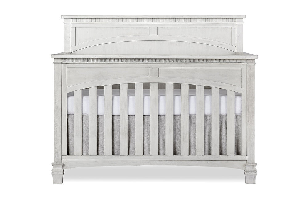 Evolur Baby Santa Fe 5-in-1 Convertible Crib In Antique Mist