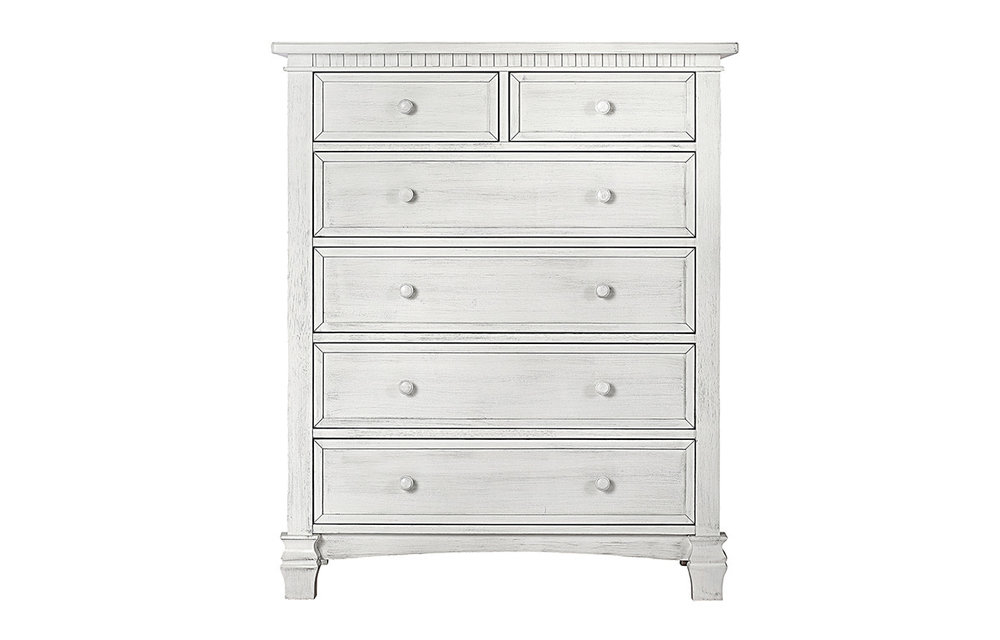 Evolur Baby Santa Fe Tall Chest In Antique Mist