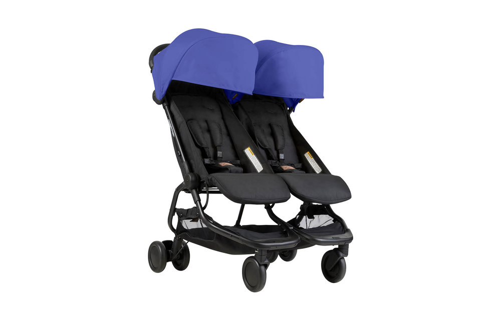 Mountain Buggy Duo Nano Travel Double In Nautical