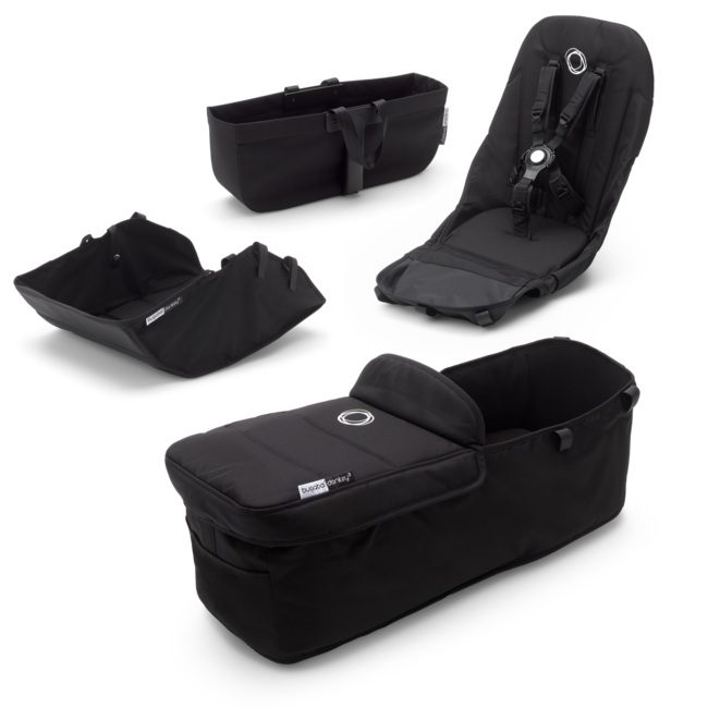 CLOSEOUT!! Bugaboo Donkey3 Style Set In Black (BOX 2)