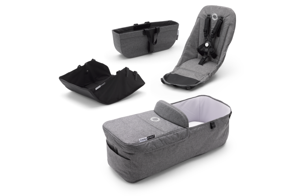 Bugaboo Donkey3 Style Set In Grey Melange (BOX 2)