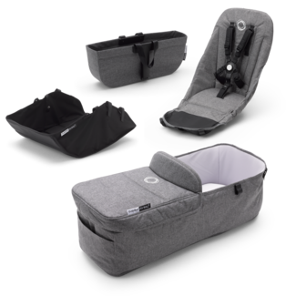 Bugaboo CLOSEOUT!! Bugaboo Donkey3 Style Set In Grey Melange (BOX 2)