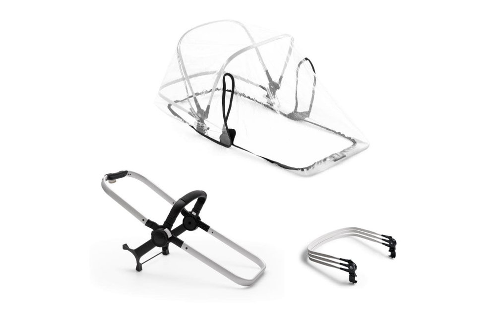 Bugaboo Donkey3 Duo Extension Set Base In Aluminum (BOX 4)