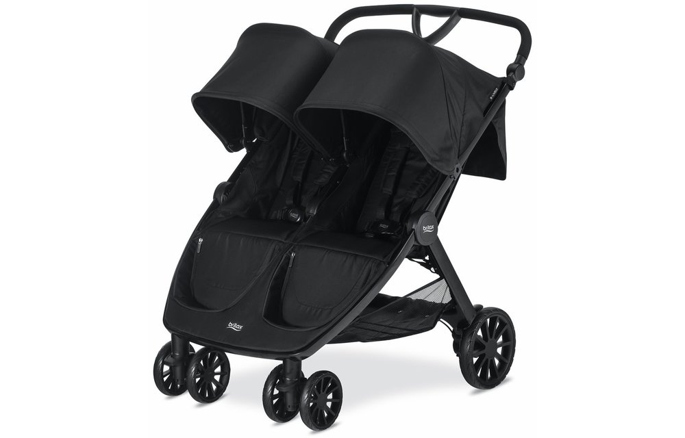 Britax B-Lively Double Stroller In Raven