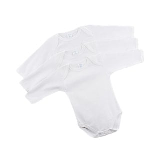 Big Oshi Big Oshi 3 Pc Body Suits Long Sleeve 18-24 In White