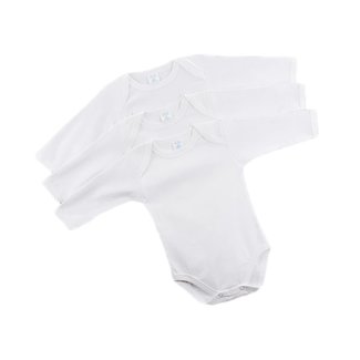 Big Oshi Big Oshi 3 Pc Body Suits Long Sleeve 6-9 In White