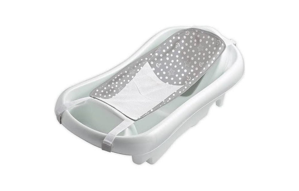 The First Year's Sure Comfort Deluxe Infant To Toddler Bath Tub With Sling In White
