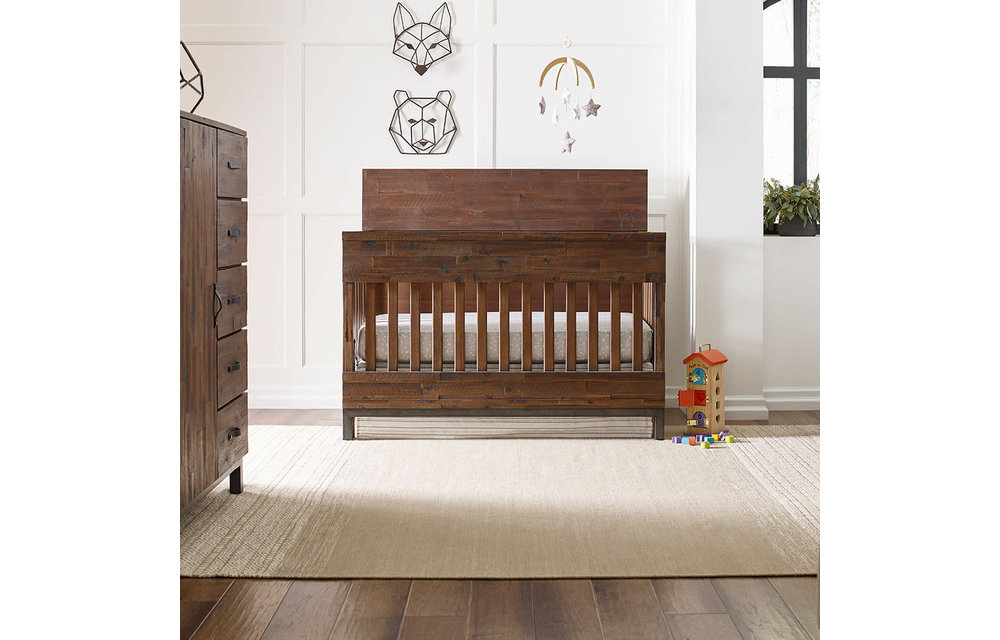 ED Ellen Degeneres Greystone Convertible Crib In Hewn Brown