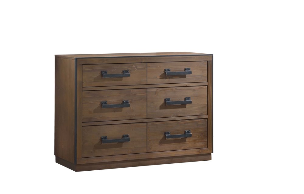 Natart Sevilla Double Dresser In Cognac