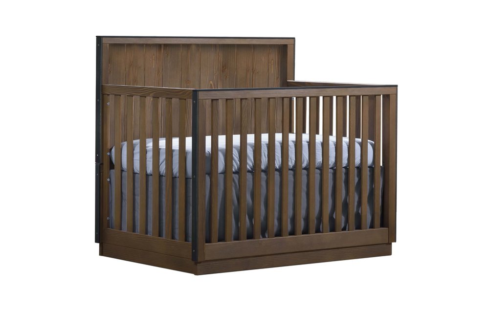 Natart Valencia 5-in-1 Convertible Crib In Cognac