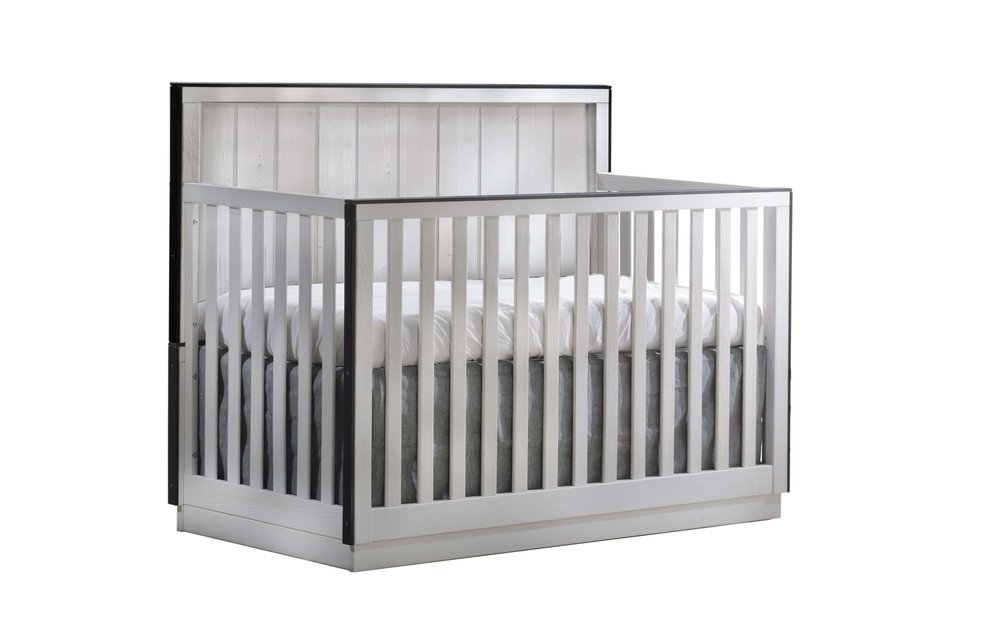Natart Valencia 5-in-1 Convertible Crib In White Chalet