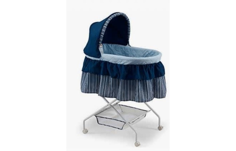 Baby Time Madison Bassinett In Navy