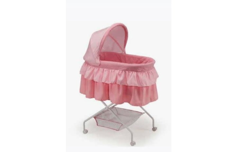 Baby Time Madison Bassinett In Pink