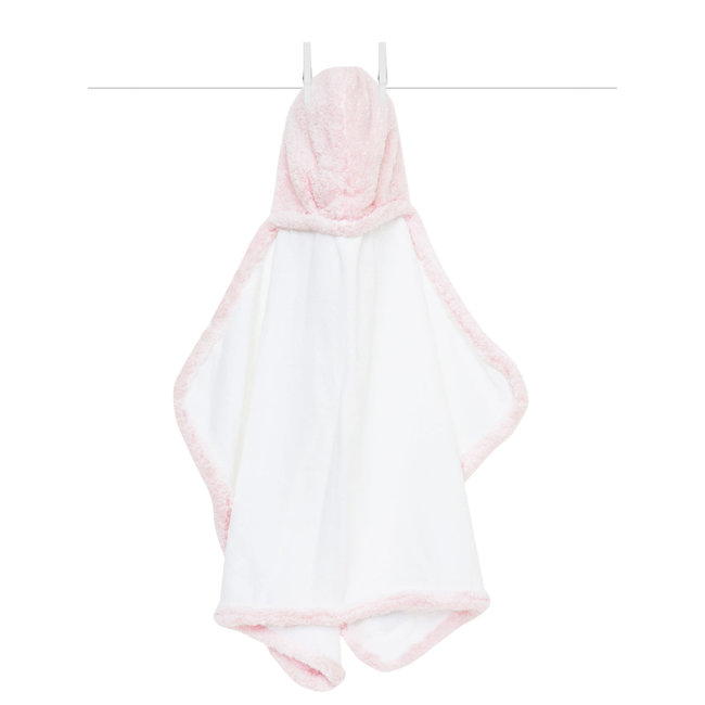 Little Giraffe Chenille Towel Hooded Towel In Pink