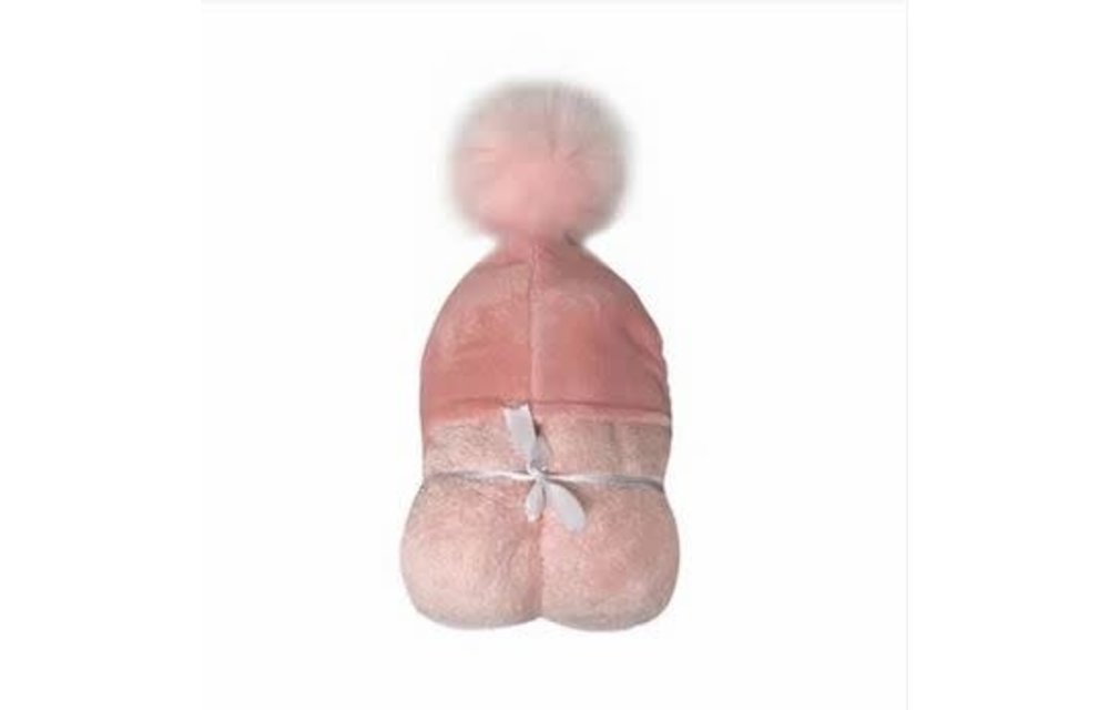 Winx + Blinx Hooded Towel In Pompom Blush Blush