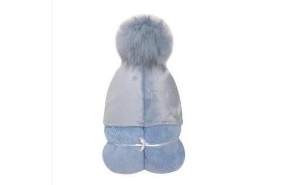 Winx + Blinx Hooded Towel In Pompom Blue