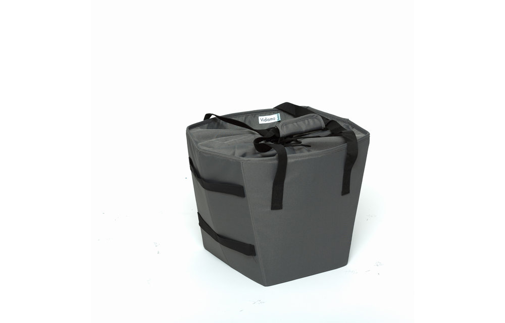 Vidiamo Limo Tote Bag In Carbon Grey