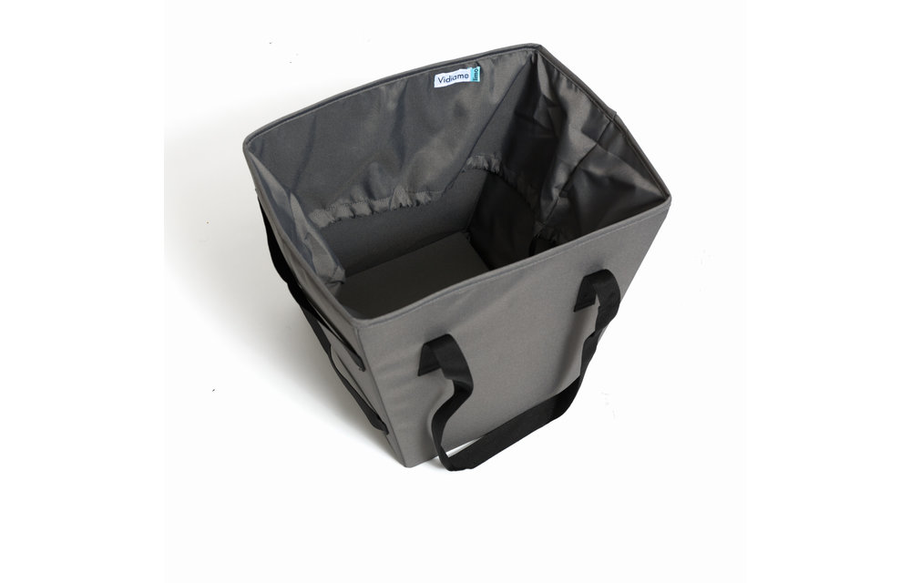 Vidiamo Limo Tote Bag In Carbon Grey