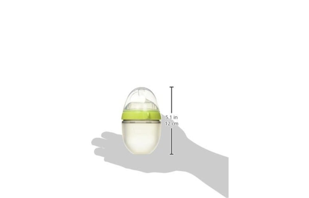 Comotomo Baby Bottle, Green, 5 Ounce (2 Pack)