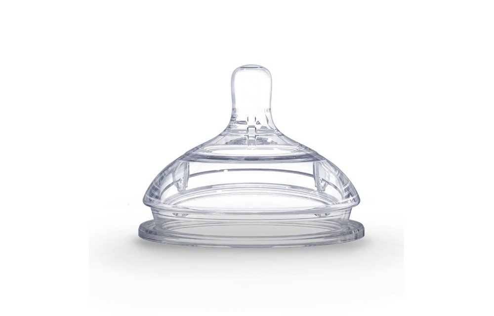 Comotomo Silicone Replacement Nipple, Fast Flow, 6+ Months, 2 Count