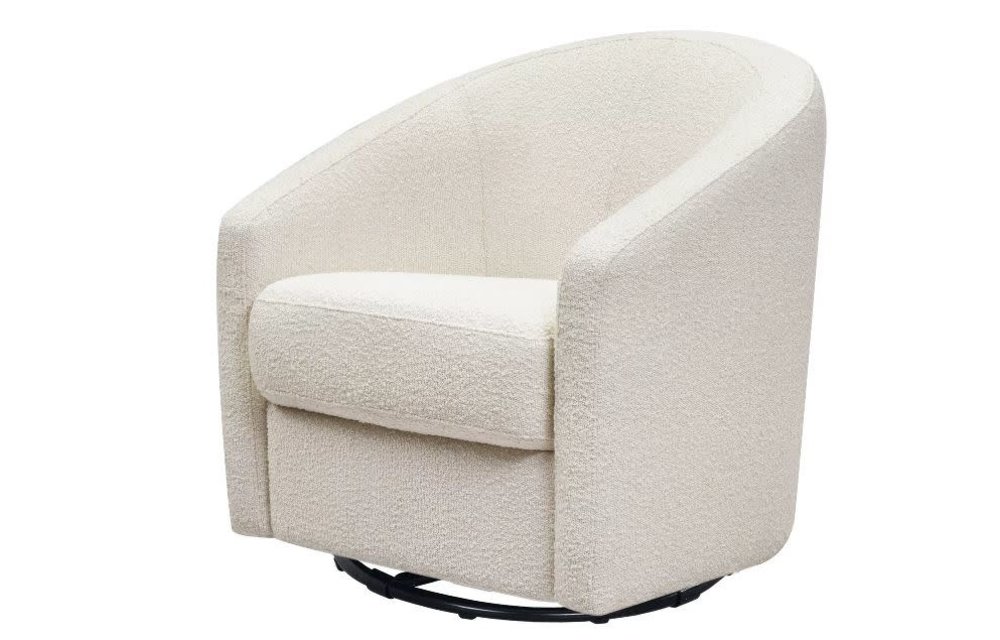 Baby Letto Madison Swivel Glider in Ivory Boucle