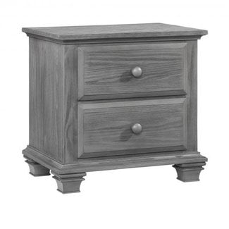 Oxford Baby Oxford Baby Kenilworth 2 Drawer Night Stand In Graphite Grey