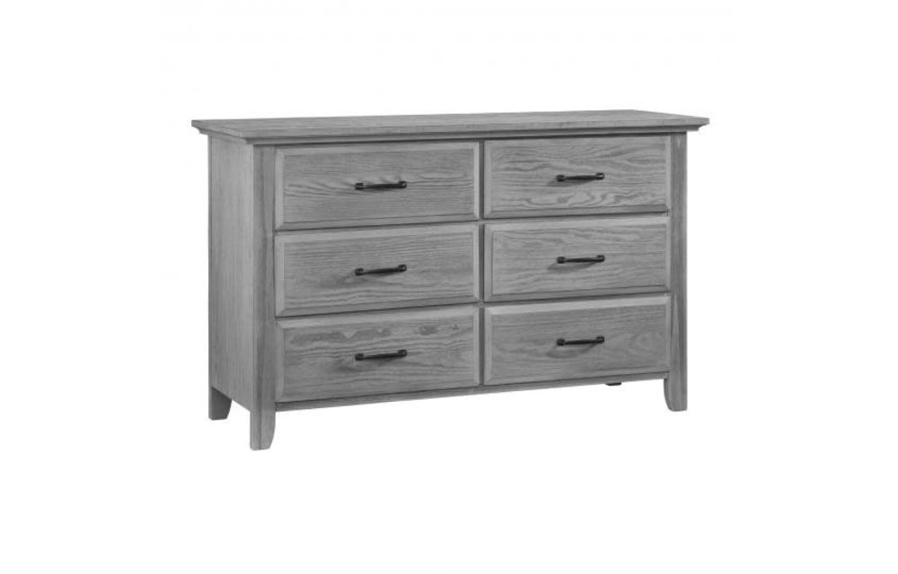 Oxford Baby Willowbrook 6 Drawer Dresser In Graphite Grey