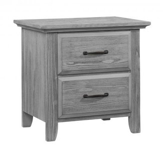 Oxford Baby Oxford Baby Willowbrook 2 Drawer Night Stand In Graphite Grey