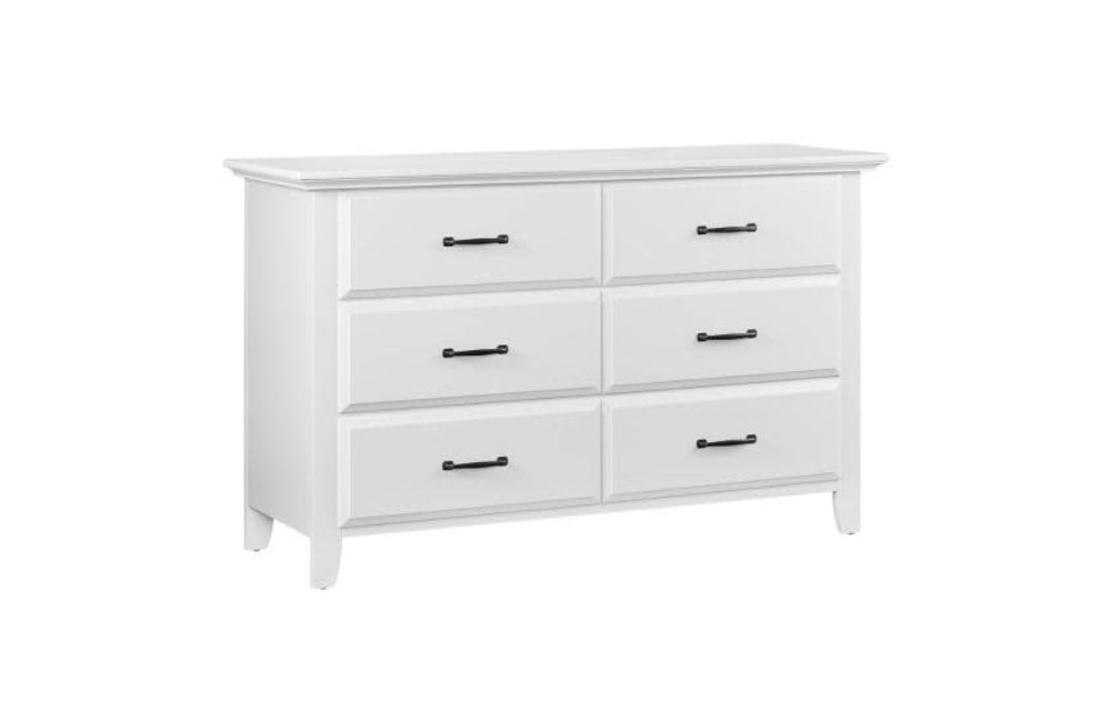 Oxford Baby Willowbrook 6 Drawer Dresser In White