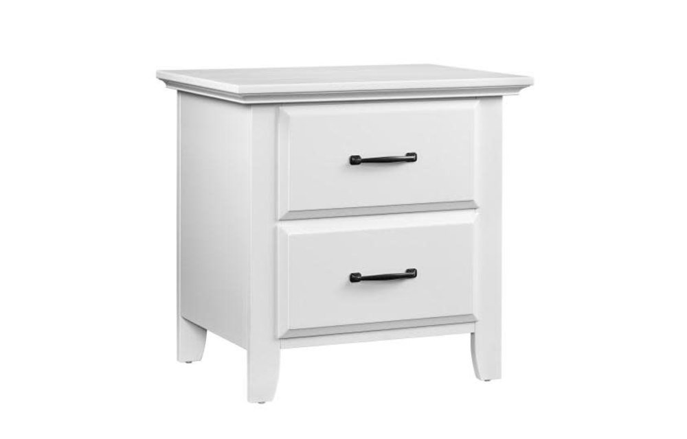 Oxford Baby Willowbrook 2 Drawer Night Stand In White