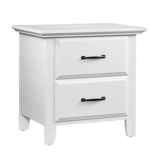 Oxford Baby Oxford Baby Willowbrook 2 Drawer Night Stand In White