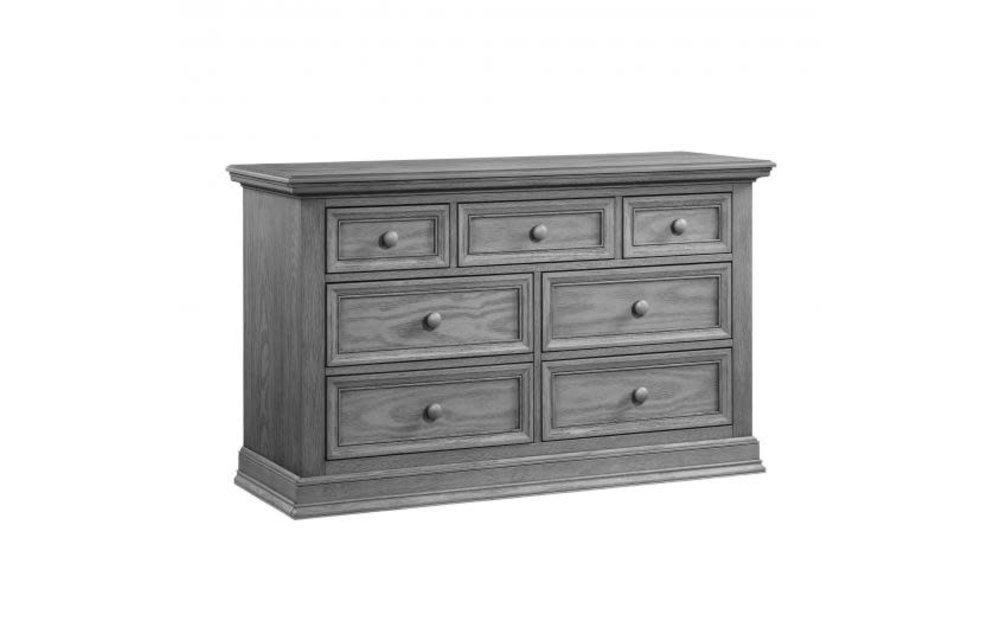 Oxford Baby Glenbrook 7 Drawer Dresser In Graphite Grey
