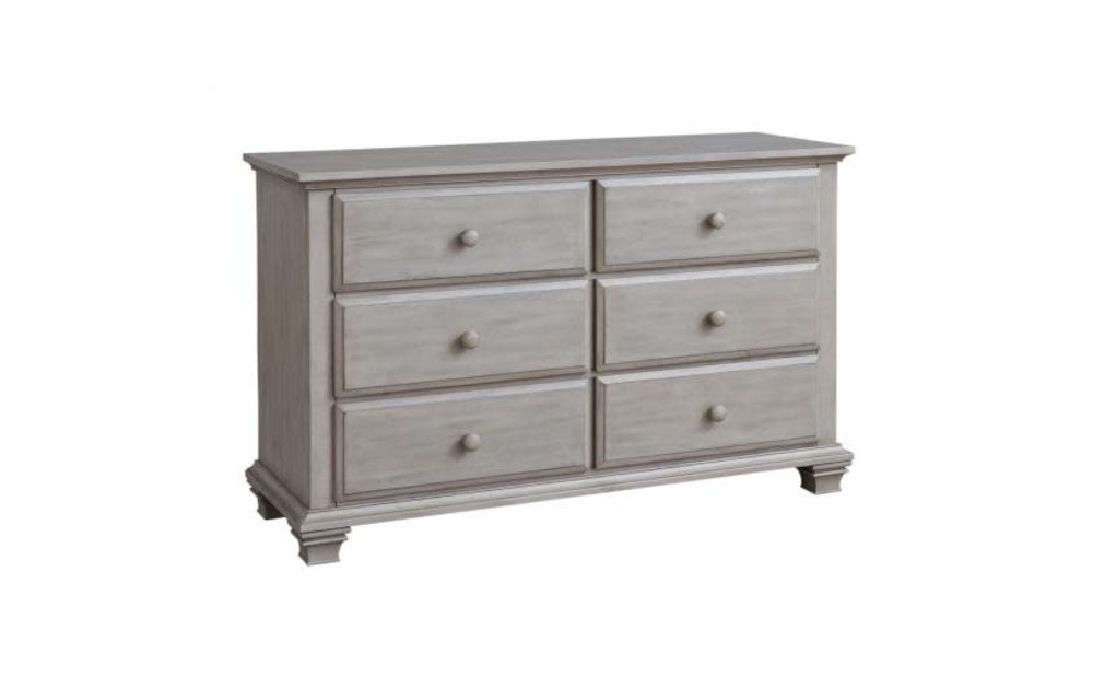 Oxford Baby Kenilworth 6 Drawer Dresser In Stone Wash