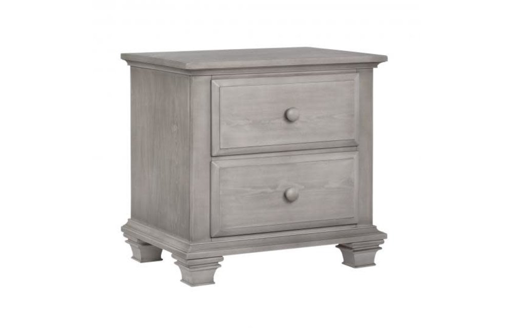Oxford Baby Kenilworth 2 Drawer Night Stand In Stone Wash