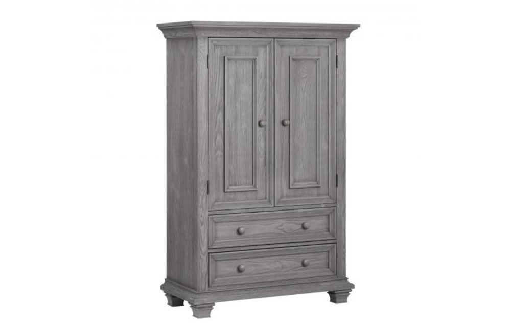 Oxford Baby Westport Armoire In Dusk Gray