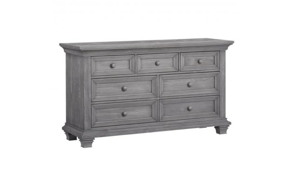 Oxford Baby Westport 7 Drawer Dresser In Dusk Gray