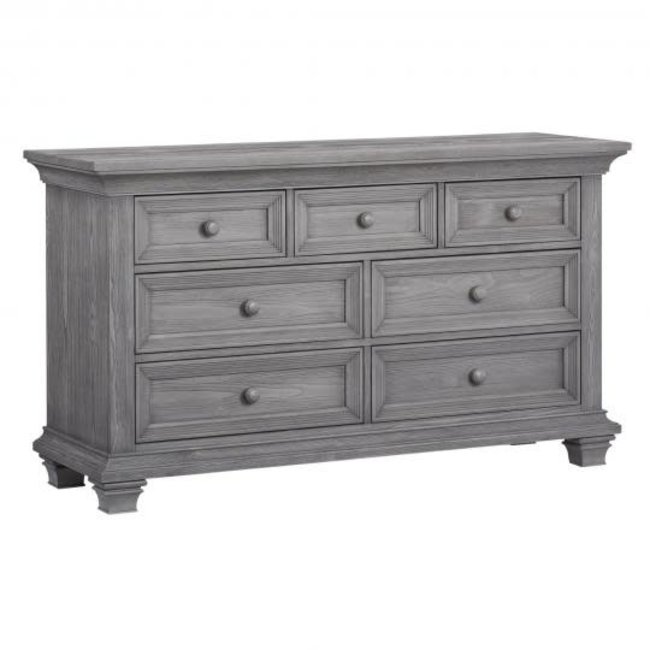 Oxford Baby Westport 7 Drawer Dresser In Dusk Gray