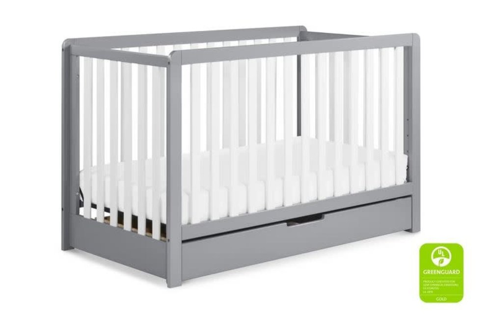 Davinci Colby 4-in-1 Convertible Crib w/ Trundle Drawer in Grey and White