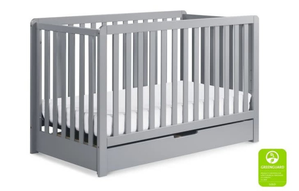 Davinci Colby 4-in-1 Convertible Crib w/ Trundle Drawer in Grey