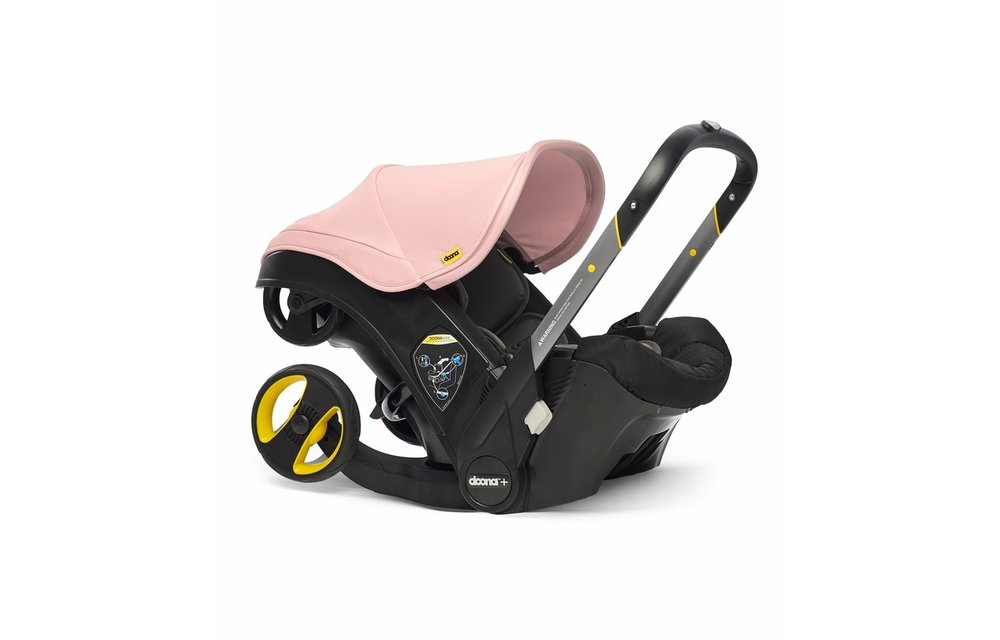 Doona + Infant Car Seat - Stroller With Infant Car Seat Base Blush Pink