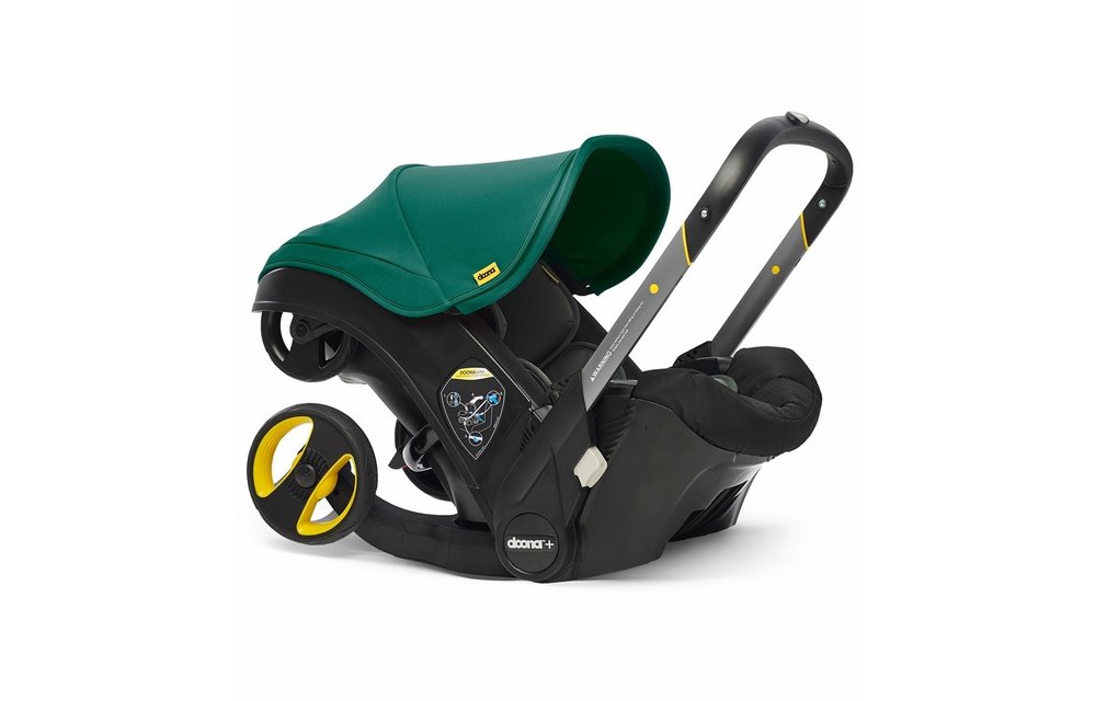 Doona + Infant Car Seat - Stroller With Infant Car Seat Base Racing Green