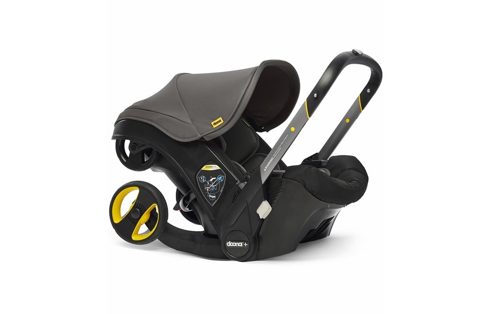 Doona + Infant Car Seat - Stroller With Infant Car Seat Base Grey Hound