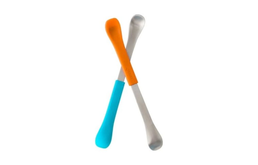 Boon Swap 2 In 1 Feeding Spoon In Blue/Orange