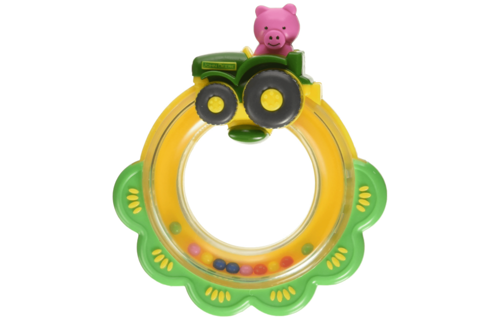Tomy John Deere Tractor Ring Rattle