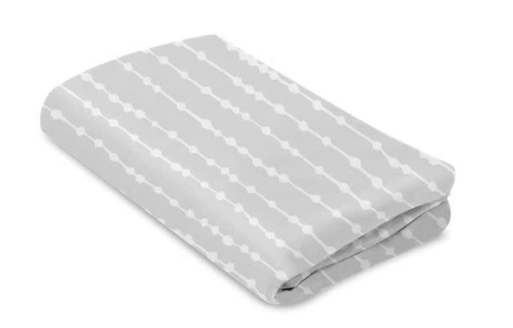 4moms Breeze Play Yard Waterproof Playard Sheet In Grey Beads