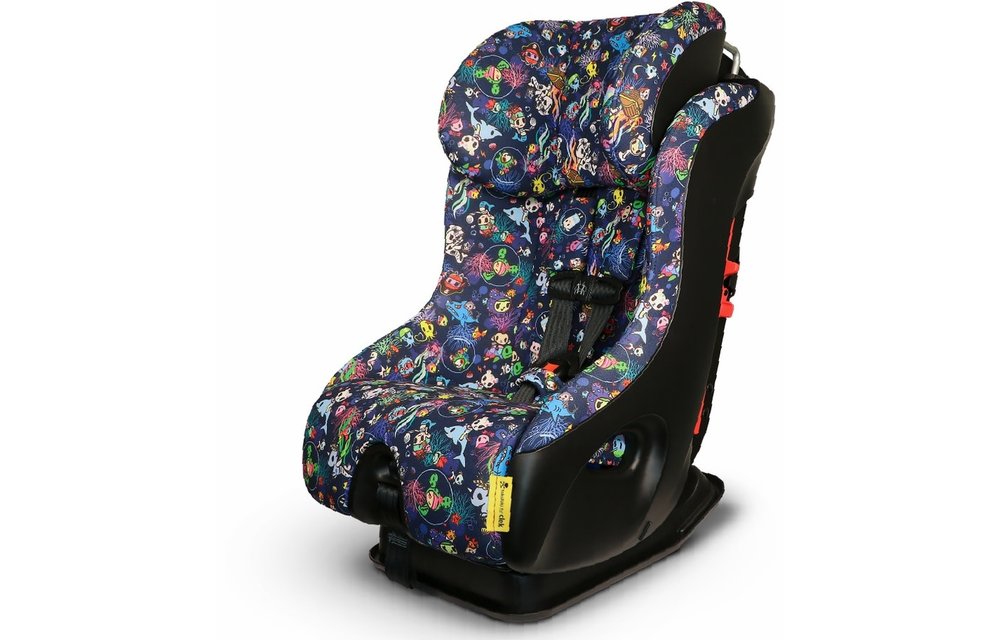 Clek Fllo Convertible Booster Car Seat In Tokidoki Reef Rider